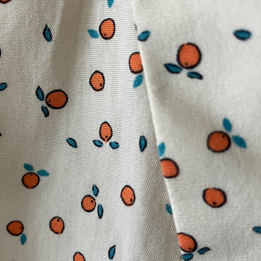 Paul Smith Cream Shirt with Micro-Oranges Pattern size XL like new - Picture 3 of 4